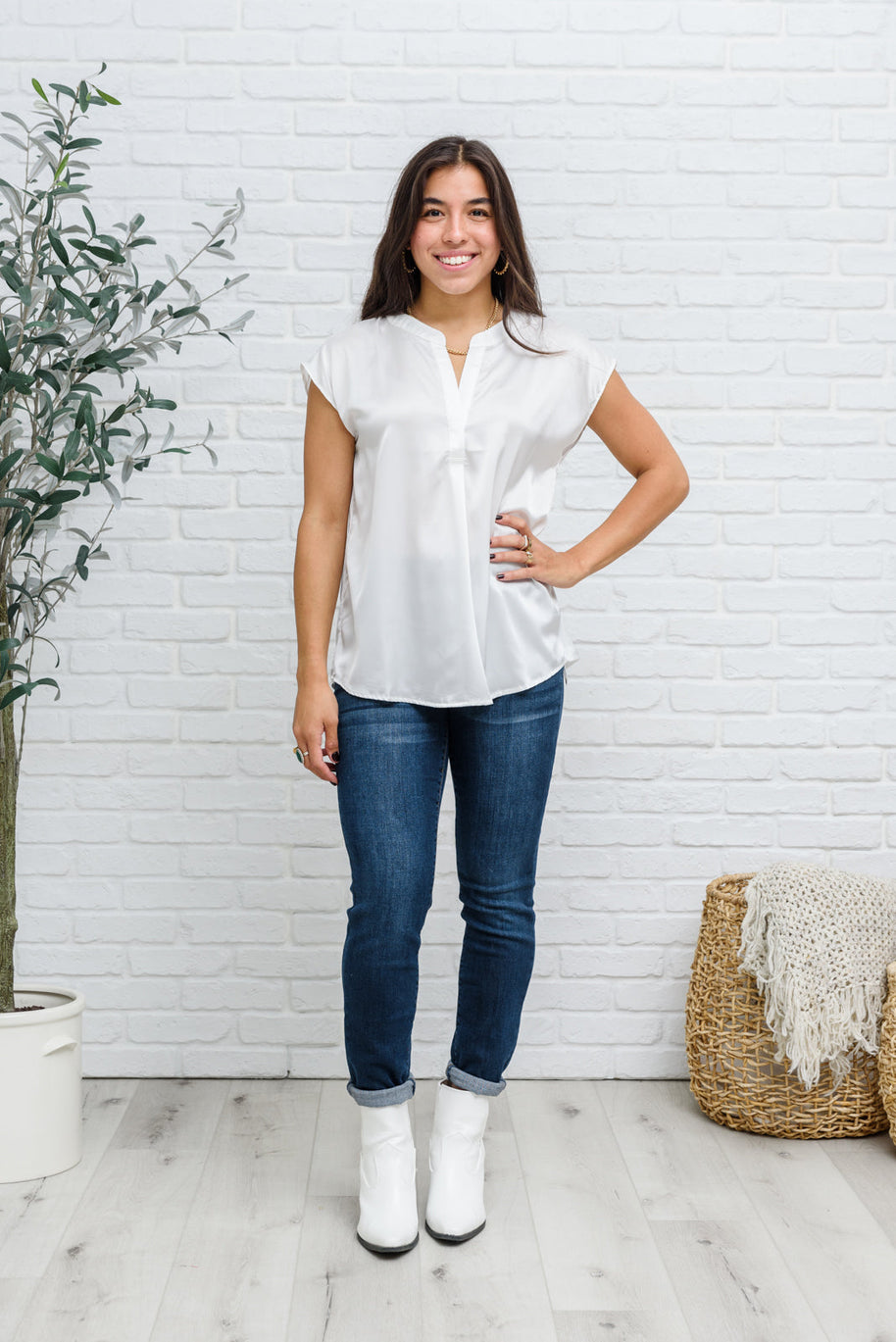 Isn't It Ironic Top In White-Womens-Ave Shops-[option4]-[option5]-[option6]-[option7]-[option8]-Shop-Boutique-Clothing-for-Women-Online