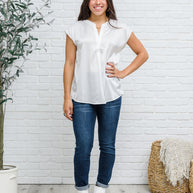 Isn't It Ironic Top In White-Womens-Ave Shops-[option4]-[option5]-[option6]-[option7]-[option8]-Shop-Boutique-Clothing-for-Women-Online