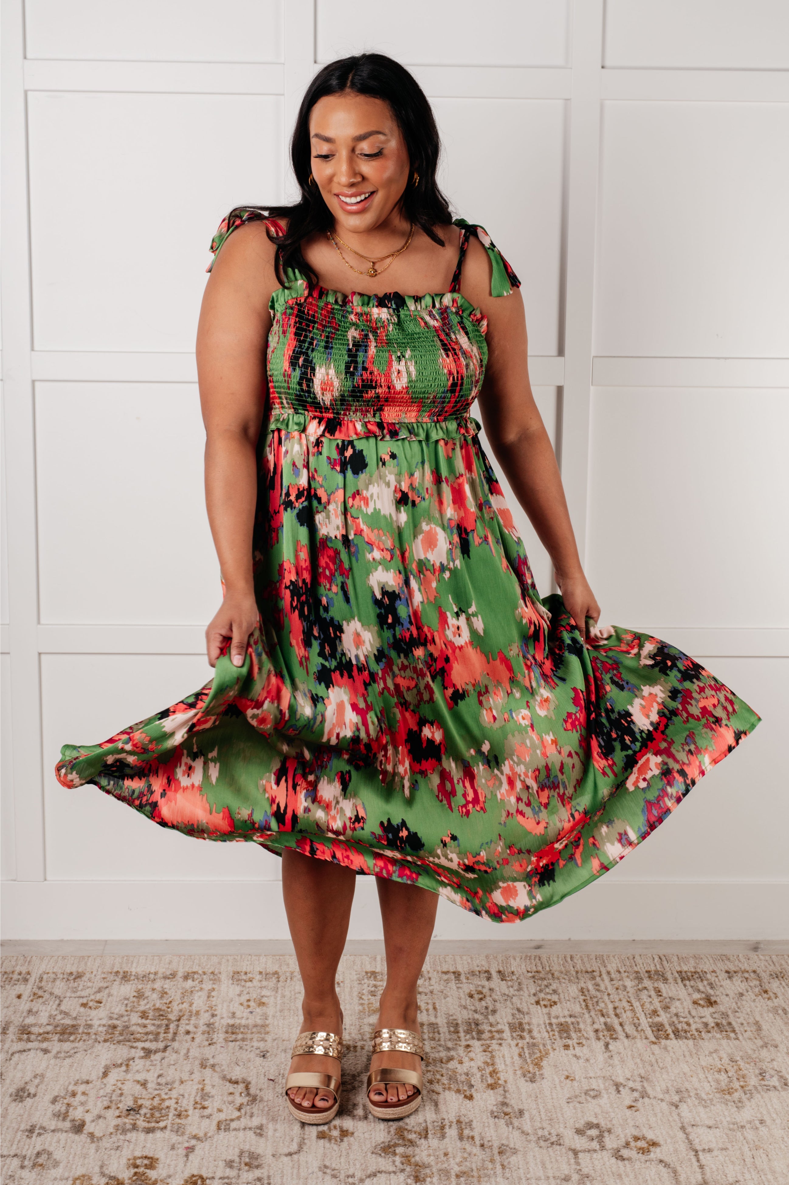 A Little While Longer Dress in Green-Dresses-Ave Shops-[option4]-[option5]-[option6]-[option7]-[option8]-Shop-Boutique-Clothing-for-Women-Online