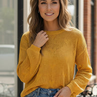 Heart of Gold Lightweight Knit-And The Why-[option4]-[option5]-[option6]-[option7]-[option8]-Shop-Boutique-Clothing-for-Women-Online