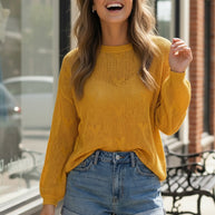 Heart of Gold Lightweight Knit-And The Why-[option4]-[option5]-[option6]-[option7]-[option8]-Shop-Boutique-Clothing-for-Women-Online
