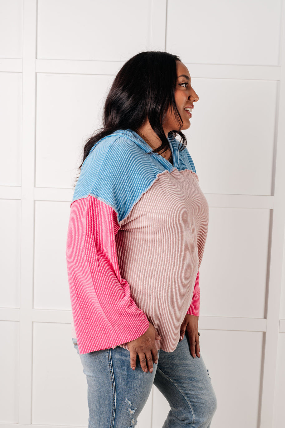 A-Tisket A-Tasket Color Block Pullover-Tops-Ave Shops-[option4]-[option5]-[option6]-[option7]-[option8]-Shop-Boutique-Clothing-for-Women-Online