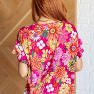 Flit About Floral Top in Pink-Tops-Ave Shops-[option4]-[option5]-[option6]-[option7]-[option8]-Shop-Boutique-Clothing-for-Women-Online