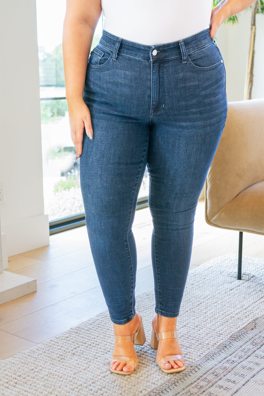 Addison Mid Rise Crinkle Ankle Skinny Jeans-Denim-Ave Shops-[option4]-[option5]-[option6]-[option7]-[option8]-Shop-Boutique-Clothing-for-Women-Online
