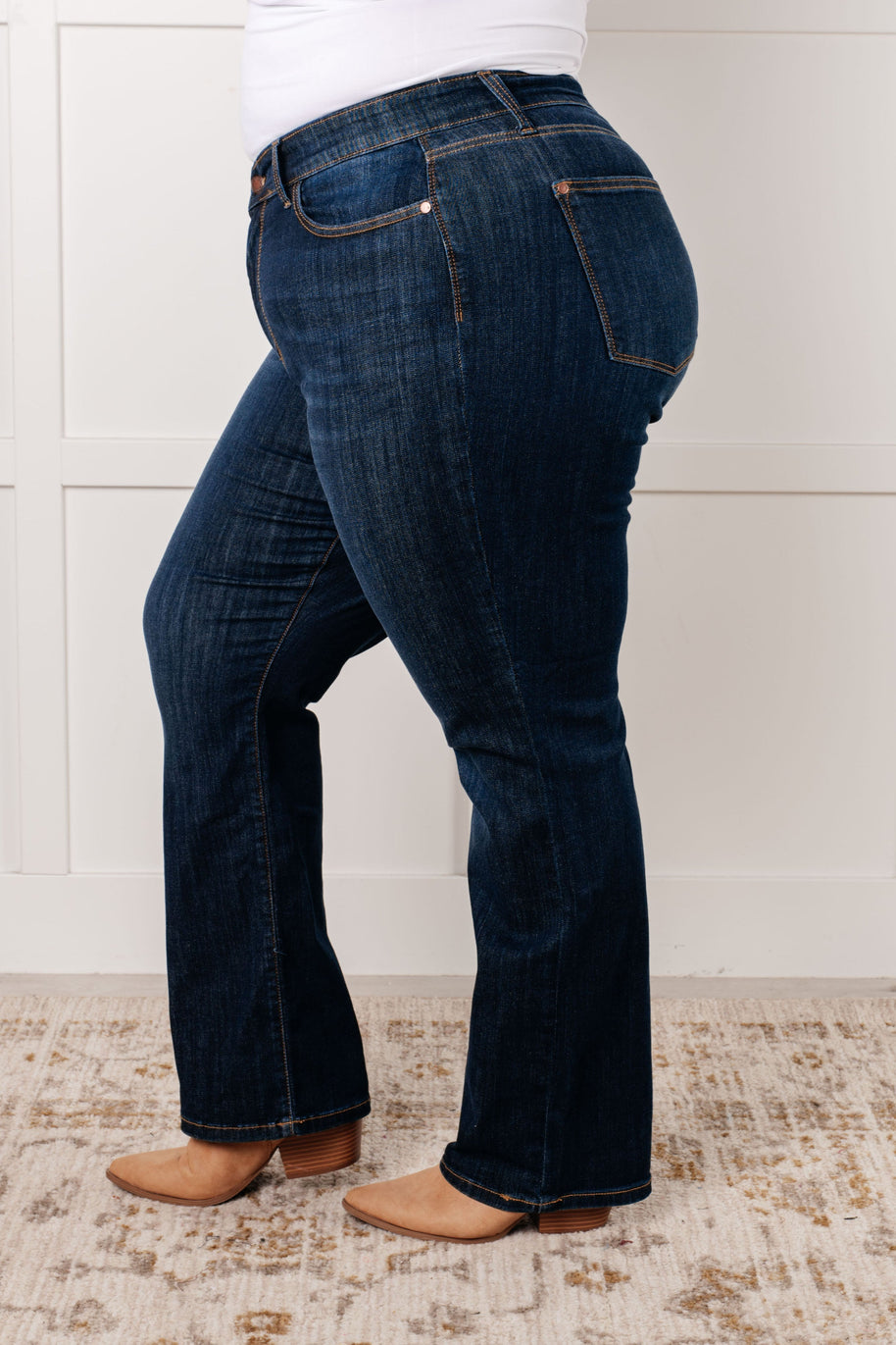 Judy Blue Alaina High Rise Classic Straight Jeans-Denim-Ave Shops-[option4]-[option5]-[option6]-[option7]-[option8]-Shop-Boutique-Clothing-for-Women-Online