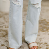 Judy Blue Alyse Mid Rise Destroy & Fray Hem Bootcut-Womens-Ave Shops-[option4]-[option5]-[option6]-[option7]-[option8]-Shop-Boutique-Clothing-for-Women-Online