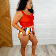 Bermuda Stripe Bottoms in Red-Swimwear-Ave Shops-[option4]-[option5]-[option6]-[option7]-[option8]-Shop-Boutique-Clothing-for-Women-Online