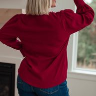 Back in Business V-Neck Blouse-Blouses-Ave Shops-[option4]-[option5]-[option6]-[option7]-[option8]-Shop-Boutique-Clothing-for-Women-Online