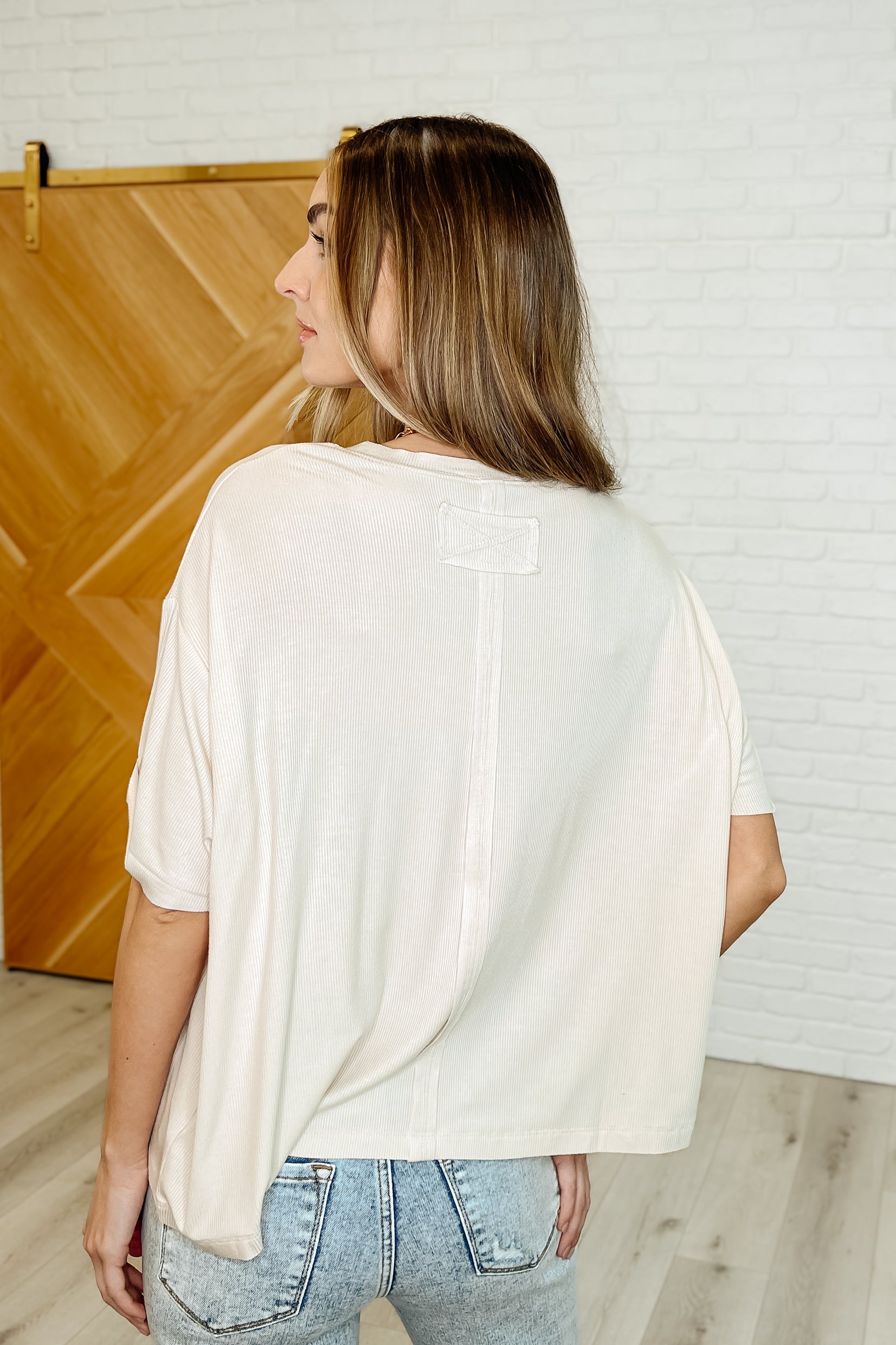 Zenana Bare Necessitee Relaxed Tee in Sand Beige-Womens-Ave Shops-[option4]-[option5]-[option6]-[option7]-[option8]-Shop-Boutique-Clothing-for-Women-Online