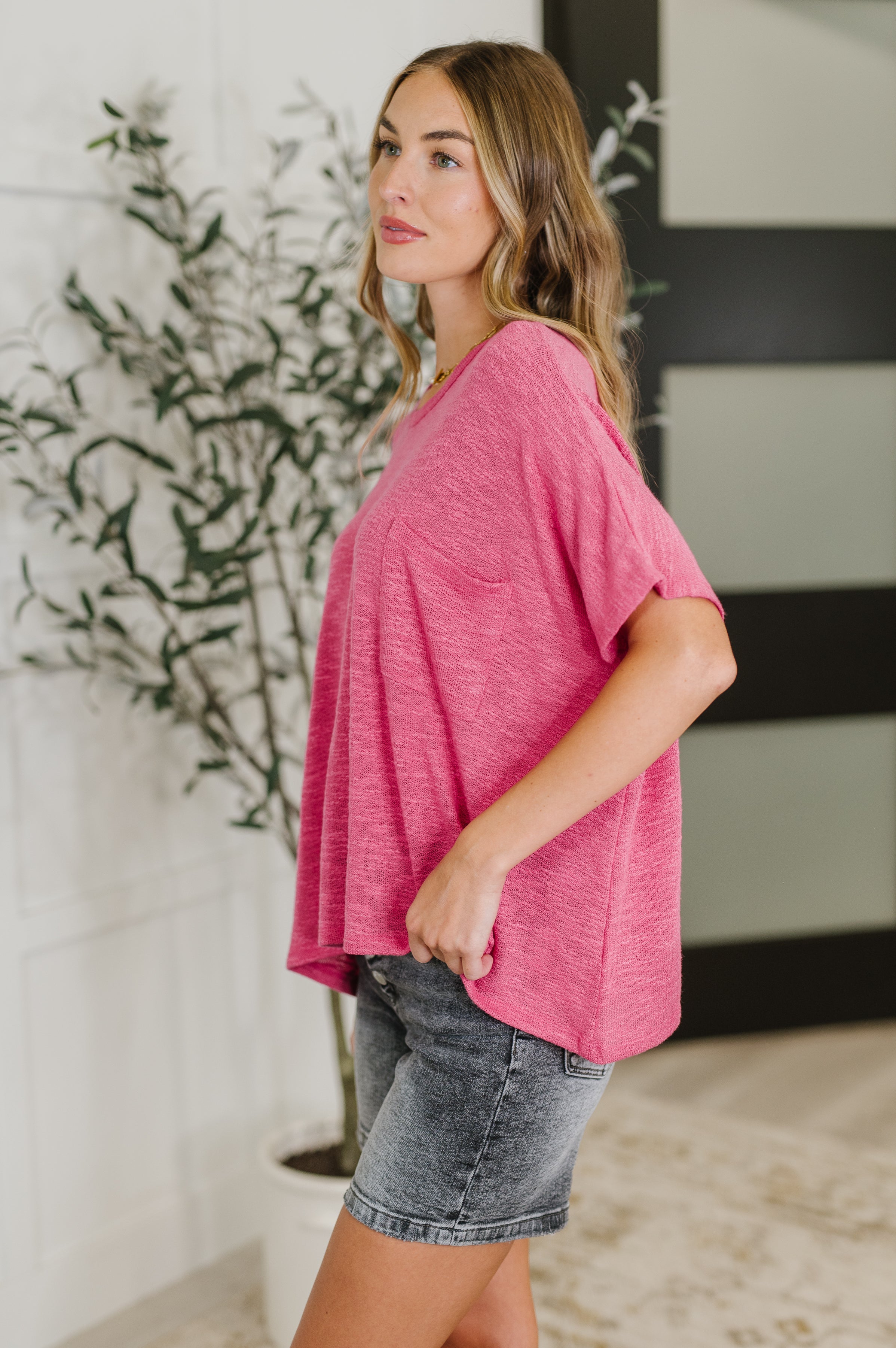 Zenana Basically Flowing Dolman Sleeve Top in Hot Pink-Womens-Ave Shops-[option4]-[option5]-[option6]-[option7]-[option8]-Shop-Boutique-Clothing-for-Women-Online
