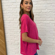 Zenana Basically Flowing Dolman Sleeve Top in Hot Pink-Womens-Ave Shops-[option4]-[option5]-[option6]-[option7]-[option8]-Shop-Boutique-Clothing-for-Women-Online