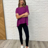 Basically Flowing Dolman Sleeve Top in Lt Plum-Womens-Ave Shops-[option4]-[option5]-[option6]-[option7]-[option8]-Shop-Boutique-Clothing-for-Women-Online