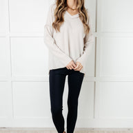 Zenana Basically Freezing Brushed Hacci Top in Sand Beige-Tops-Ave Shops-[option4]-[option5]-[option6]-[option7]-[option8]-Shop-Boutique-Clothing-for-Women-Online