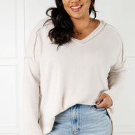 Zenana Basically Freezing Brushed Hacci Top in Sand Beige-Tops-Ave Shops-[option4]-[option5]-[option6]-[option7]-[option8]-Shop-Boutique-Clothing-for-Women-Online