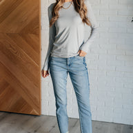 Zenana Basically Perfect Brushed Microfiber Tee in Light Grey-Tops-Ave Shops-[option4]-[option5]-[option6]-[option7]-[option8]-Shop-Boutique-Clothing-for-Women-Online