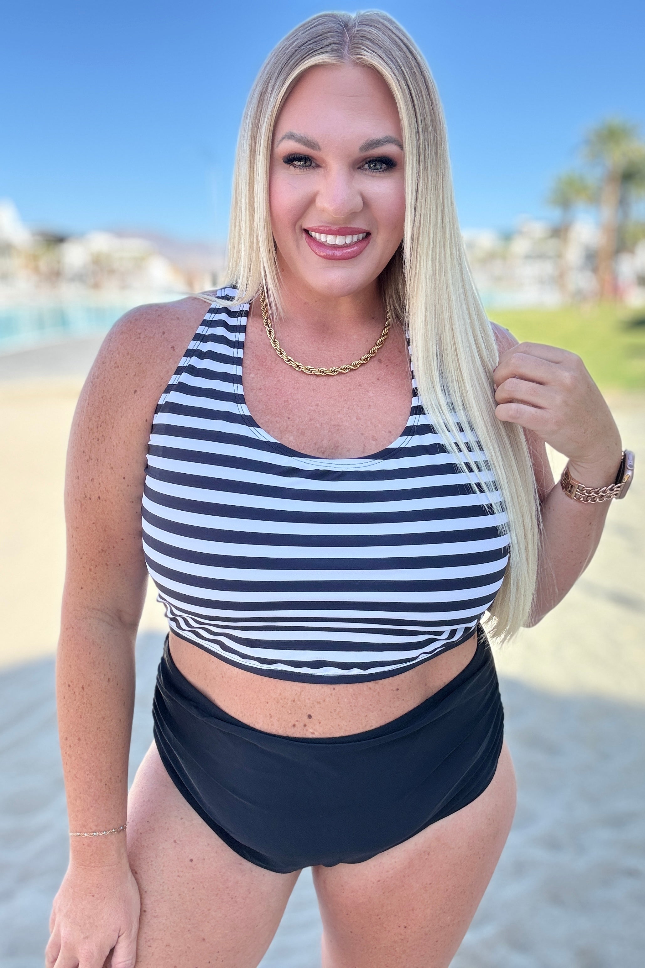 Belize High Waisted Swim Bottoms-Swimwear-Ave Shops-[option4]-[option5]-[option6]-[option7]-[option8]-Shop-Boutique-Clothing-for-Women-Online