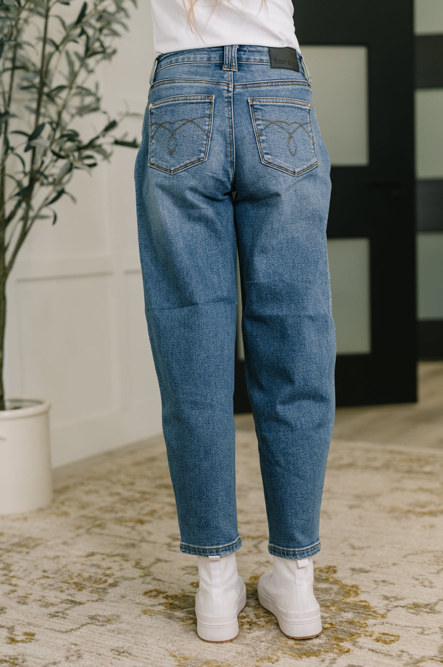 Bella High Waist Soft Barrel Stitch Thru Pocket-Womens-Ave Shops-[option4]-[option5]-[option6]-[option7]-[option8]-Shop-Boutique-Clothing-for-Women-Online