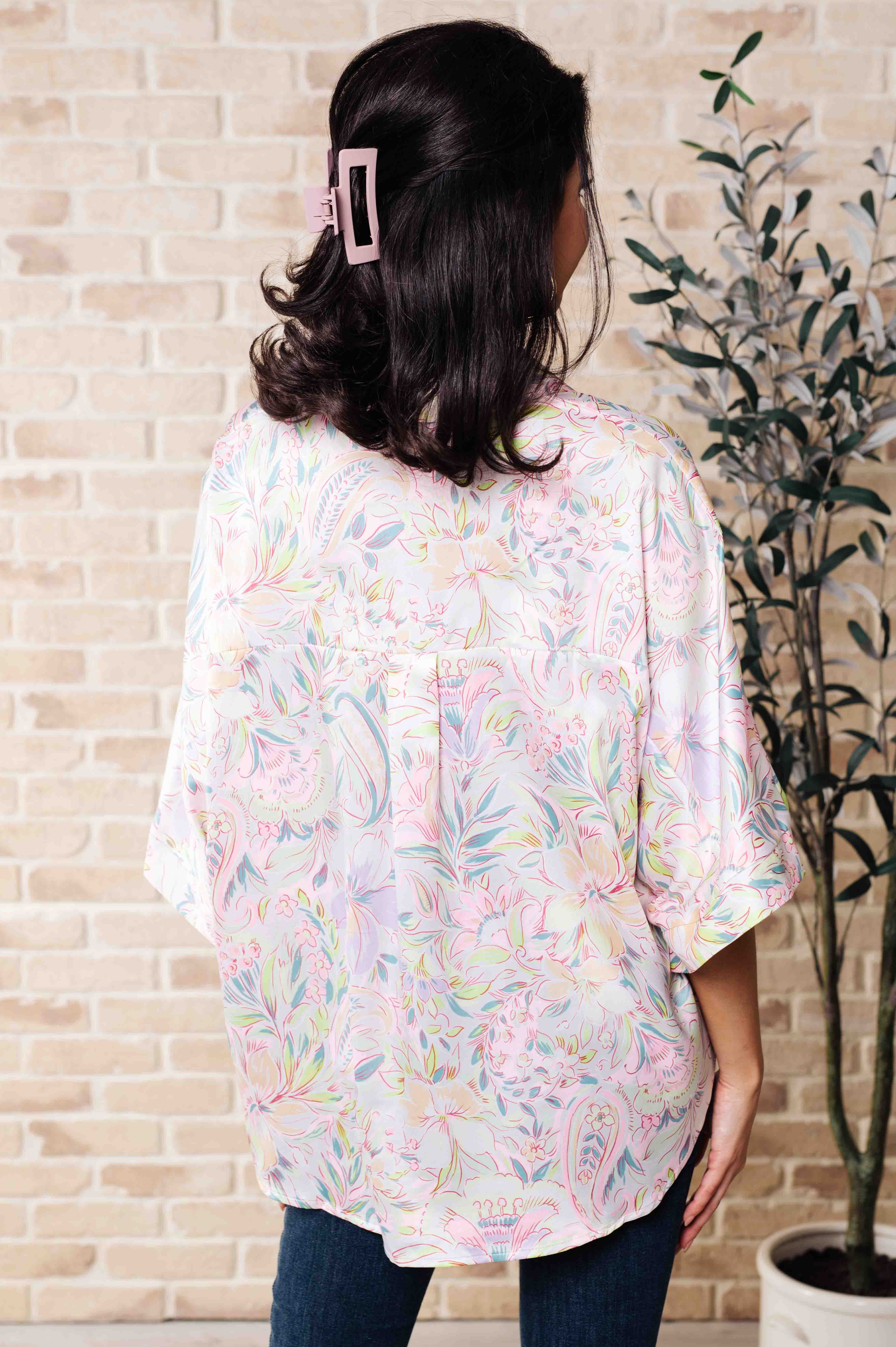 Blissful Botanicals Blouse-Tops-Ave Shops-[option4]-[option5]-[option6]-[option7]-[option8]-Shop-Boutique-Clothing-for-Women-Online