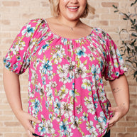 Bloom So Bright Floral Top-Tops-Ave Shops-[option4]-[option5]-[option6]-[option7]-[option8]-Shop-Boutique-Clothing-for-Women-Online