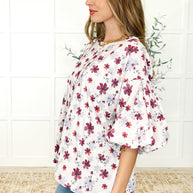 Blossom Breeze Balloon Sleeve Blouse-Womens-Ave Shops-[option4]-[option5]-[option6]-[option7]-[option8]-Shop-Boutique-Clothing-for-Women-Online