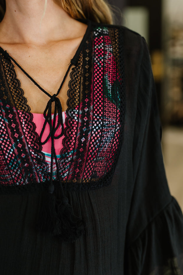 Boheme Bay Swim Cover Up in Black-Womens-Ave Shops-[option4]-[option5]-[option6]-[option7]-[option8]-Shop-Boutique-Clothing-for-Women-Online