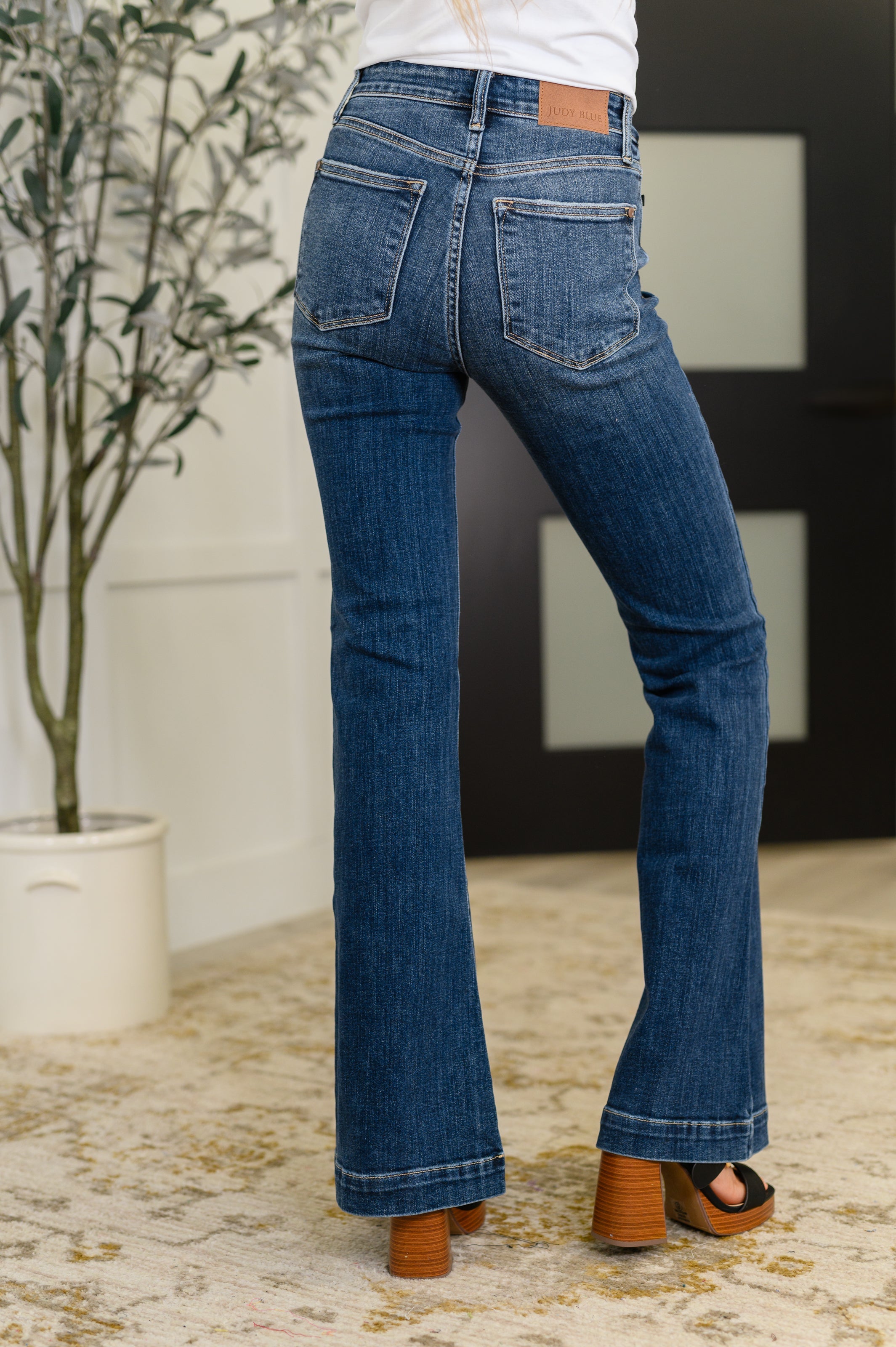 Bonnie High Waist Trouser Flare-Womens-Ave Shops-[option4]-[option5]-[option6]-[option7]-[option8]-Shop-Boutique-Clothing-for-Women-Online