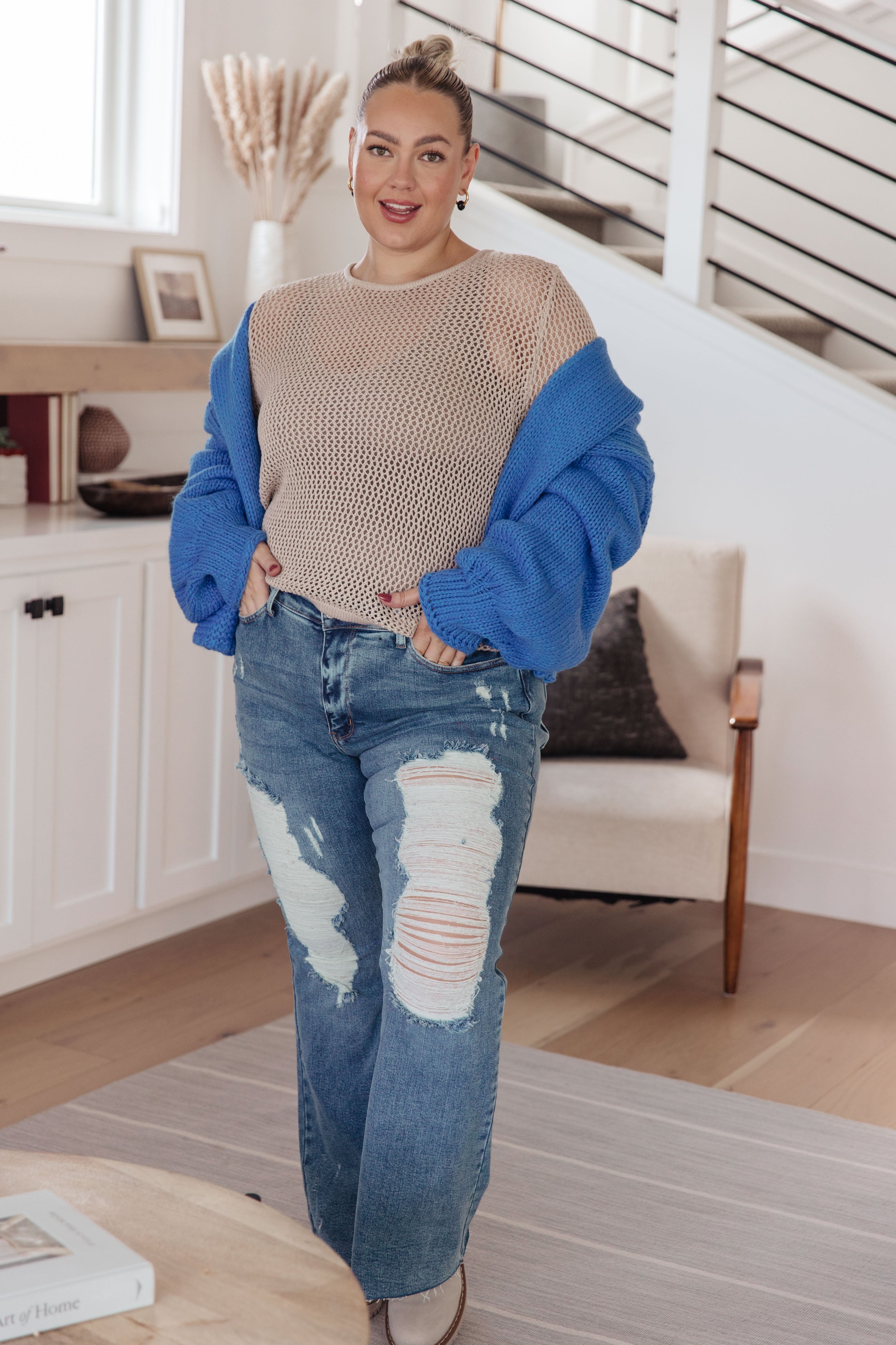 Calming Down Loose Knit Top-Tops-Ave Shops-[option4]-[option5]-[option6]-[option7]-[option8]-Shop-Boutique-Clothing-for-Women-Online