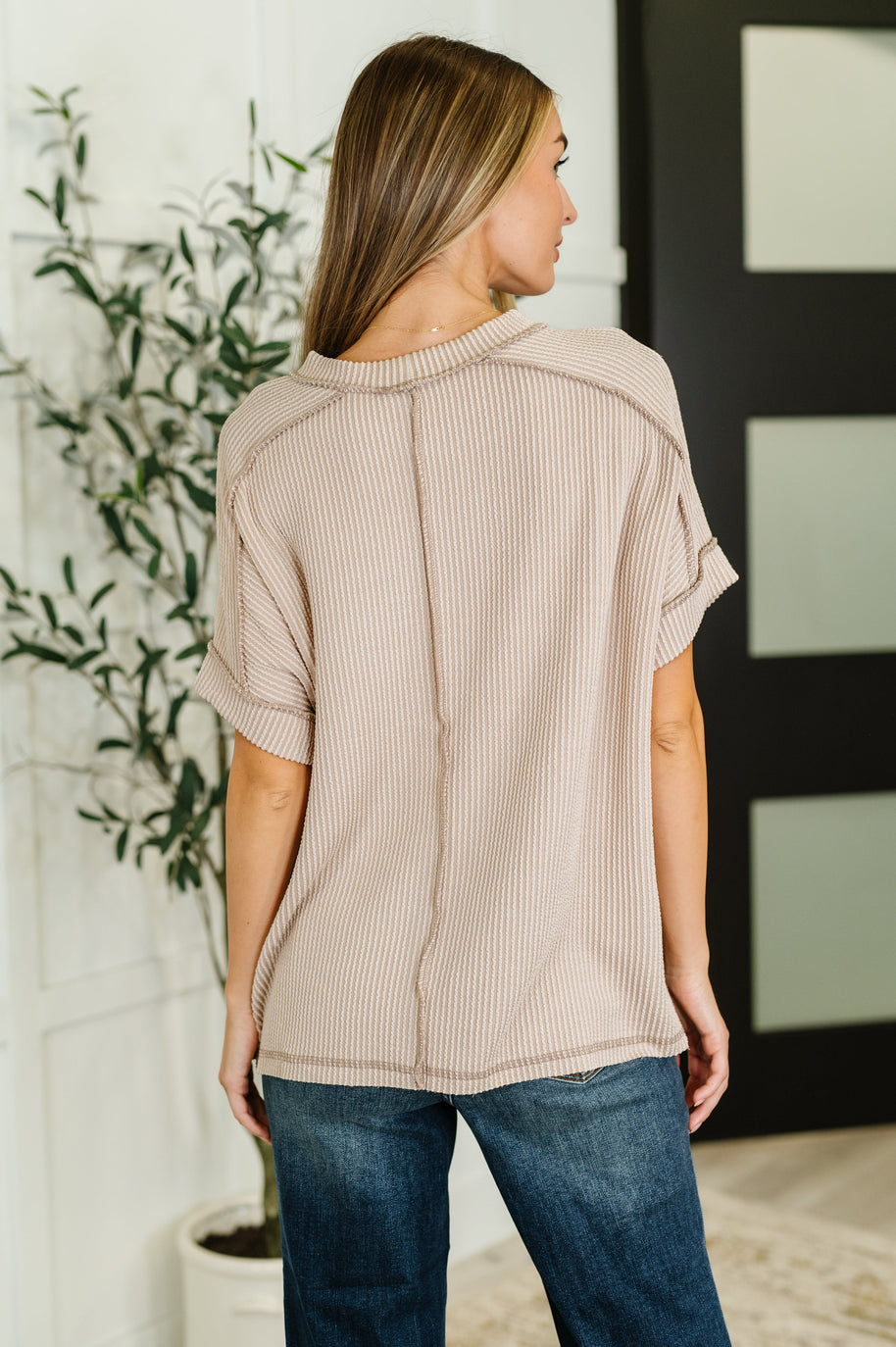 Zenana Catch Me Loungin’ Cable Ribbed Knit Top in Ash Mocha-Womens-Ave Shops-[option4]-[option5]-[option6]-[option7]-[option8]-Shop-Boutique-Clothing-for-Women-Online