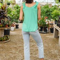 Cherry Girl Tank in Green-Womens-Ave Shops-[option4]-[option5]-[option6]-[option7]-[option8]-Shop-Boutique-Clothing-for-Women-Online