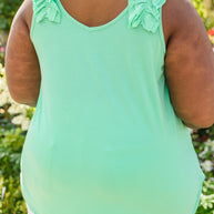 Cherry Girl Tank in Green-Womens-Ave Shops-[option4]-[option5]-[option6]-[option7]-[option8]-Shop-Boutique-Clothing-for-Women-Online