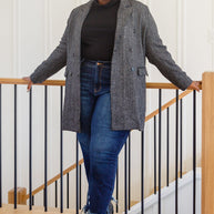 Chic Upon Arrival Button Down Blazer Jacket In Black-Womens-Ave Shops-[option4]-[option5]-[option6]-[option7]-[option8]-Shop-Boutique-Clothing-for-Women-Online