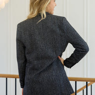 Chic Upon Arrival Button Down Blazer Jacket In Black-Womens-Ave Shops-[option4]-[option5]-[option6]-[option7]-[option8]-Shop-Boutique-Clothing-for-Women-Online