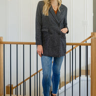Chic Upon Arrival Button Down Blazer Jacket In Black-Womens-Ave Shops-[option4]-[option5]-[option6]-[option7]-[option8]-Shop-Boutique-Clothing-for-Women-Online