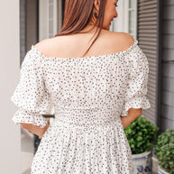 Chose Me Dotted Top-Womens-Ave Shops-[option4]-[option5]-[option6]-[option7]-[option8]-Shop-Boutique-Clothing-for-Women-Online
