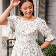 Chose Me Dotted Top-Womens-Ave Shops-[option4]-[option5]-[option6]-[option7]-[option8]-Shop-Boutique-Clothing-for-Women-Online