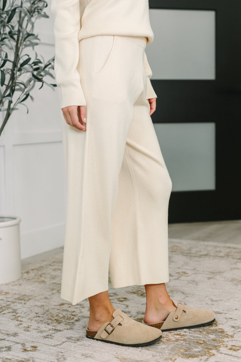 Clove Culottes in Oat-Womens-Ave Shops-[option4]-[option5]-[option6]-[option7]-[option8]-Shop-Boutique-Clothing-for-Women-Online