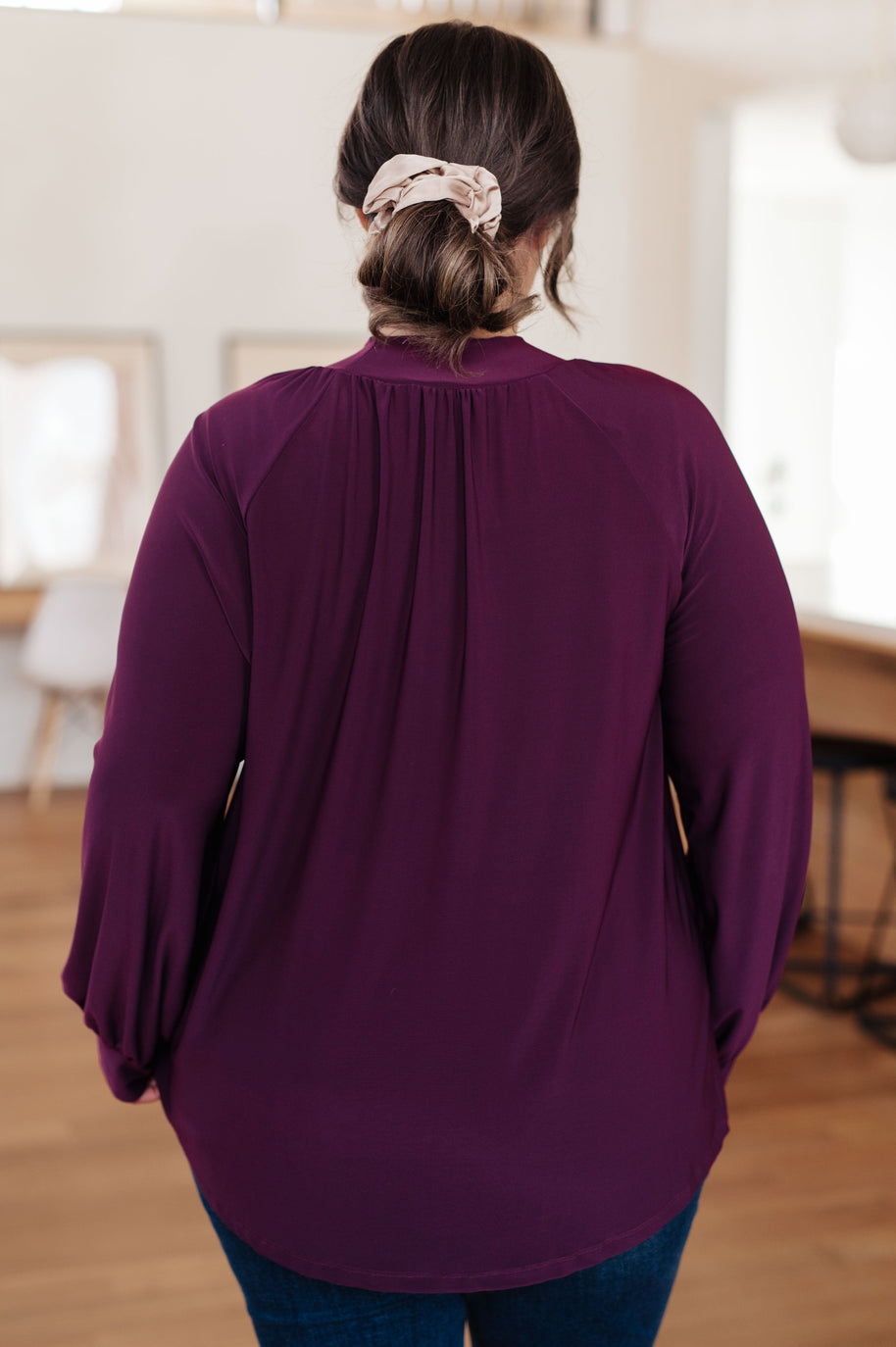Closing Time Mock Neck Blouse-Tops-Ave Shops-[option4]-[option5]-[option6]-[option7]-[option8]-Shop-Boutique-Clothing-for-Women-Online