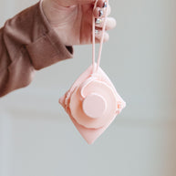 Collapsing Silicone Water Bottle in Diamond Pink-Accessories-Ave Shops-[option4]-[option5]-[option6]-[option7]-[option8]-Shop-Boutique-Clothing-for-Women-Online
