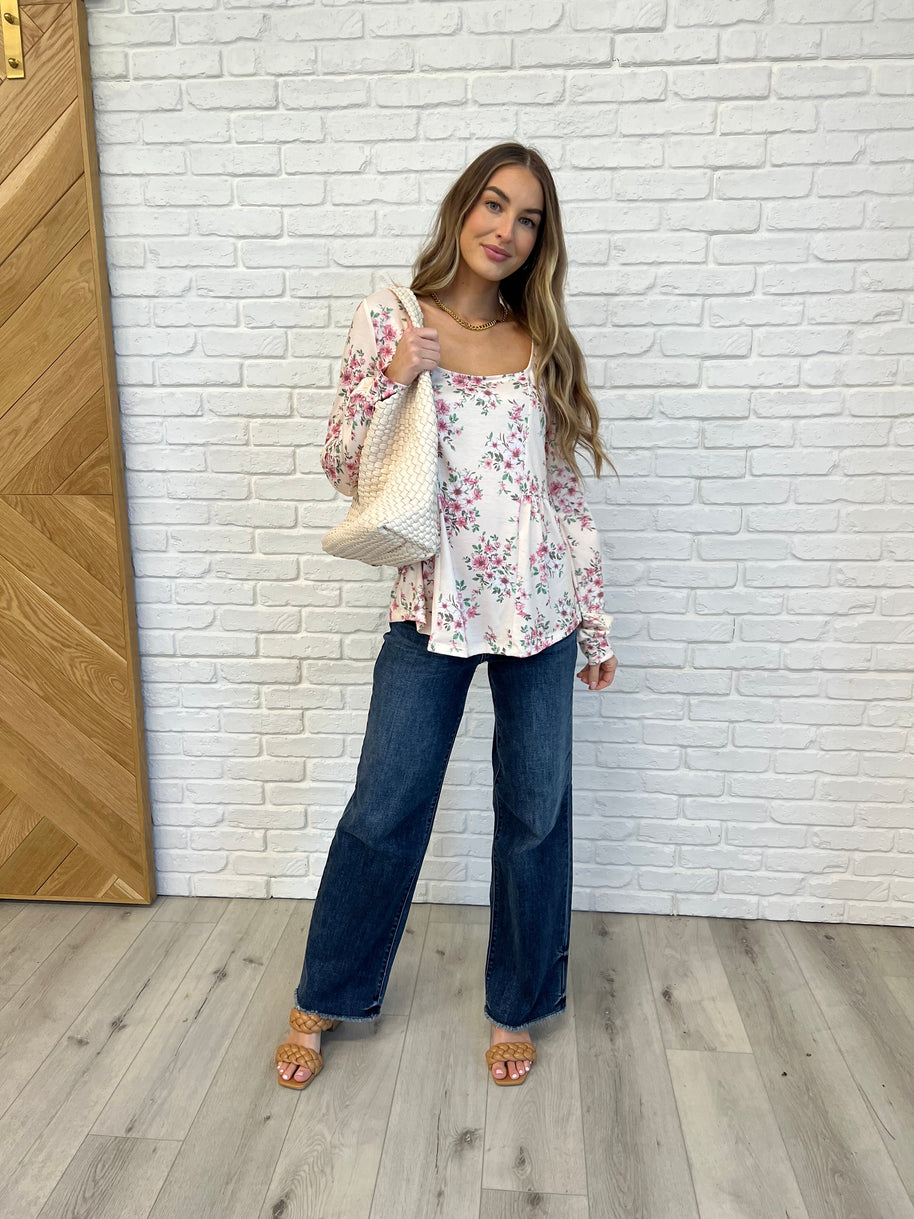 Cool to Be Kind Floral Blouse-Womens-Ave Shops-[option4]-[option5]-[option6]-[option7]-[option8]-Shop-Boutique-Clothing-for-Women-Online