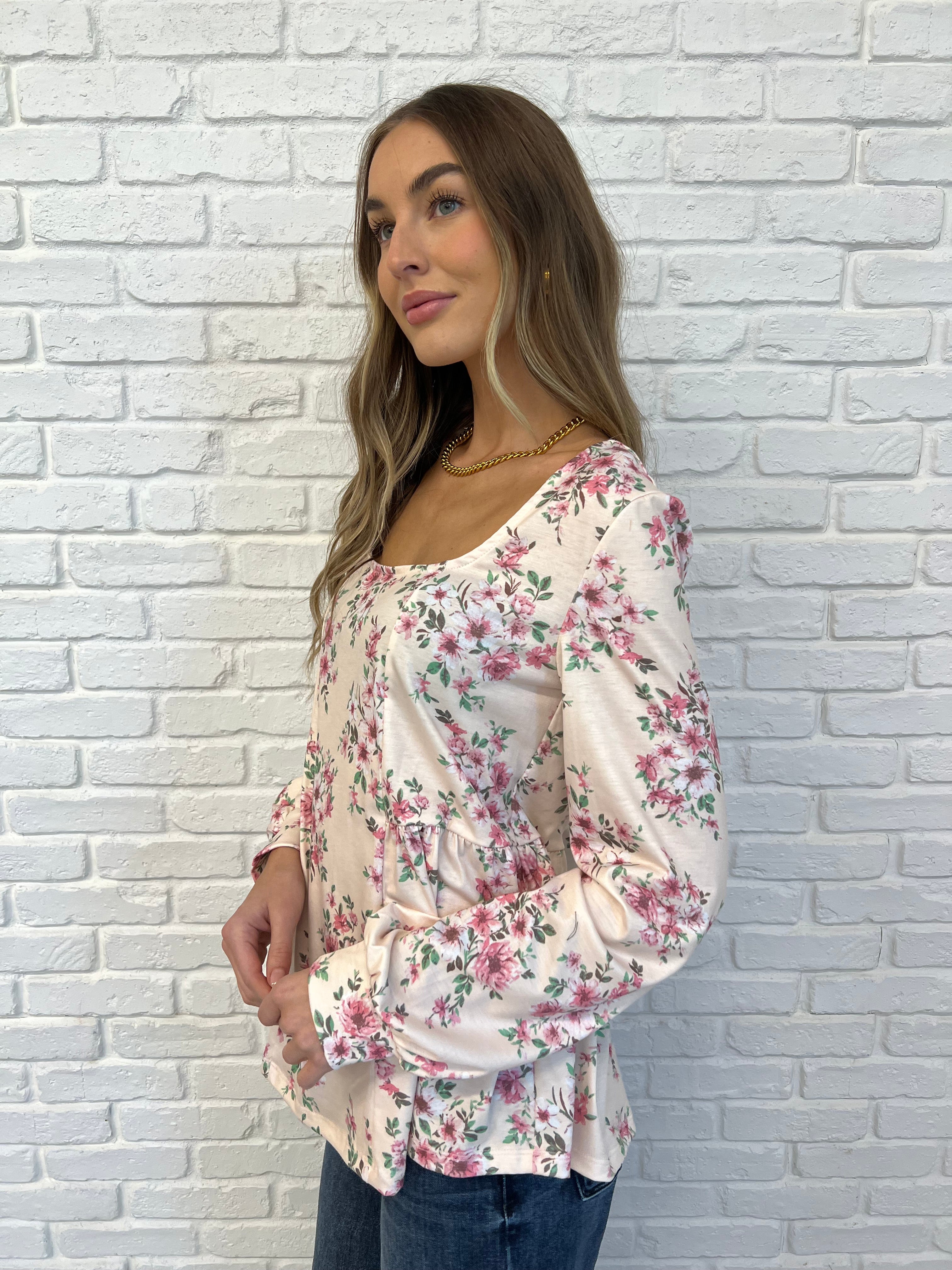 Cool to Be Kind Floral Blouse-Womens-Ave Shops-[option4]-[option5]-[option6]-[option7]-[option8]-Shop-Boutique-Clothing-for-Women-Online