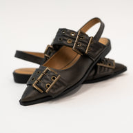 Crazy Train Buckle Pointy Toe Flats-Womens-Ave Shops-[option4]-[option5]-[option6]-[option7]-[option8]-Shop-Boutique-Clothing-for-Women-Online
