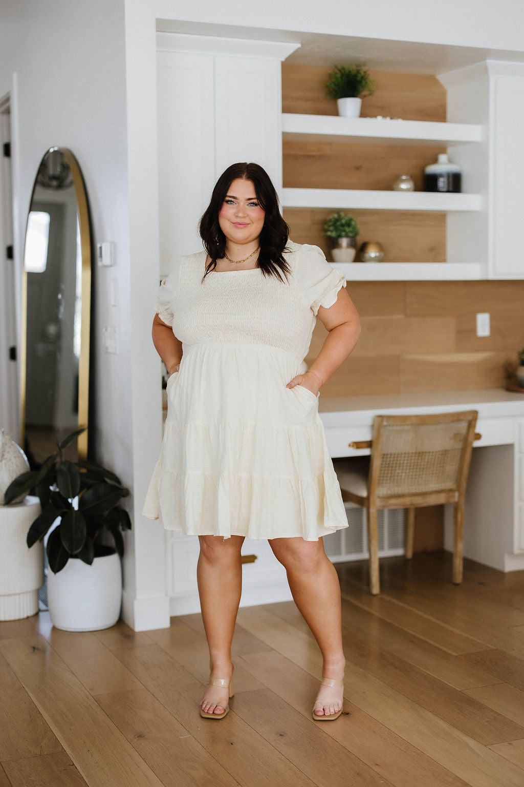 Cute Situation Square Neck Dress-Dresses-Ave Shops-[option4]-[option5]-[option6]-[option7]-[option8]-Shop-Boutique-Clothing-for-Women-Online