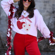 Faux Crochet Cherry Hearts Sweatshirt-P&PD Wholesale-[option4]-[option5]-[option6]-[option7]-[option8]-Shop-Boutique-Clothing-for-Women-Online