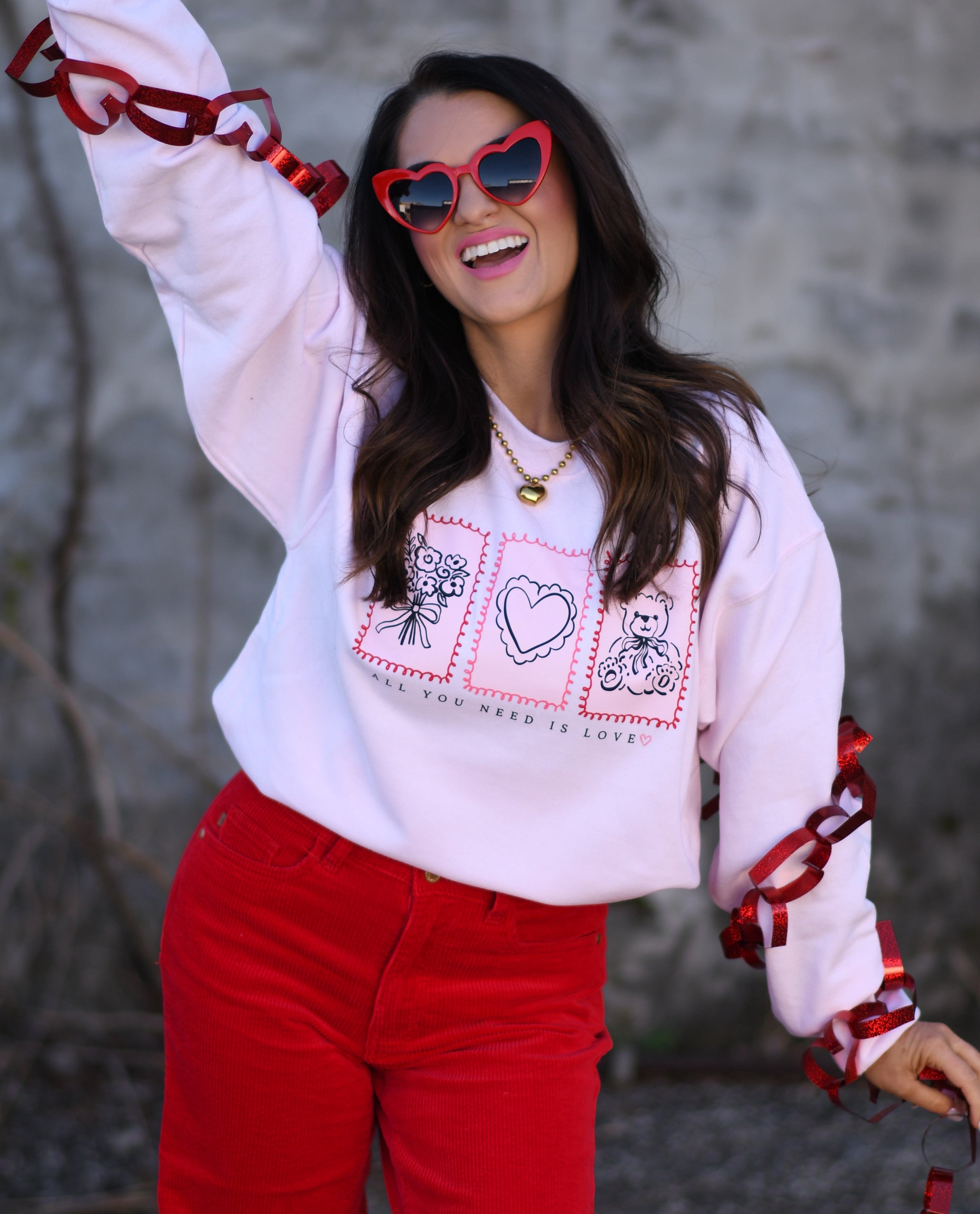 All You Need Is Love Sweatshirt-P&PD Wholesale-[option4]-[option5]-[option6]-[option7]-[option8]-Shop-Boutique-Clothing-for-Women-Online
