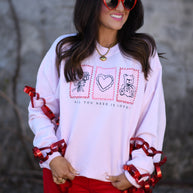 All You Need Is Love Sweatshirt-P&PD Wholesale-[option4]-[option5]-[option6]-[option7]-[option8]-Shop-Boutique-Clothing-for-Women-Online