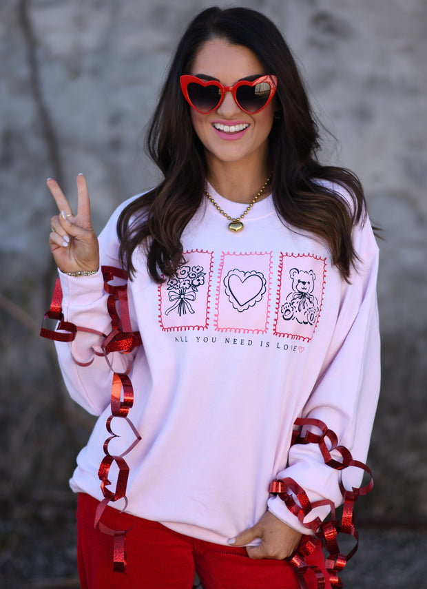 All You Need Is Love Sweatshirt-P&PD Wholesale-[option4]-[option5]-[option6]-[option7]-[option8]-Shop-Boutique-Clothing-for-Women-Online