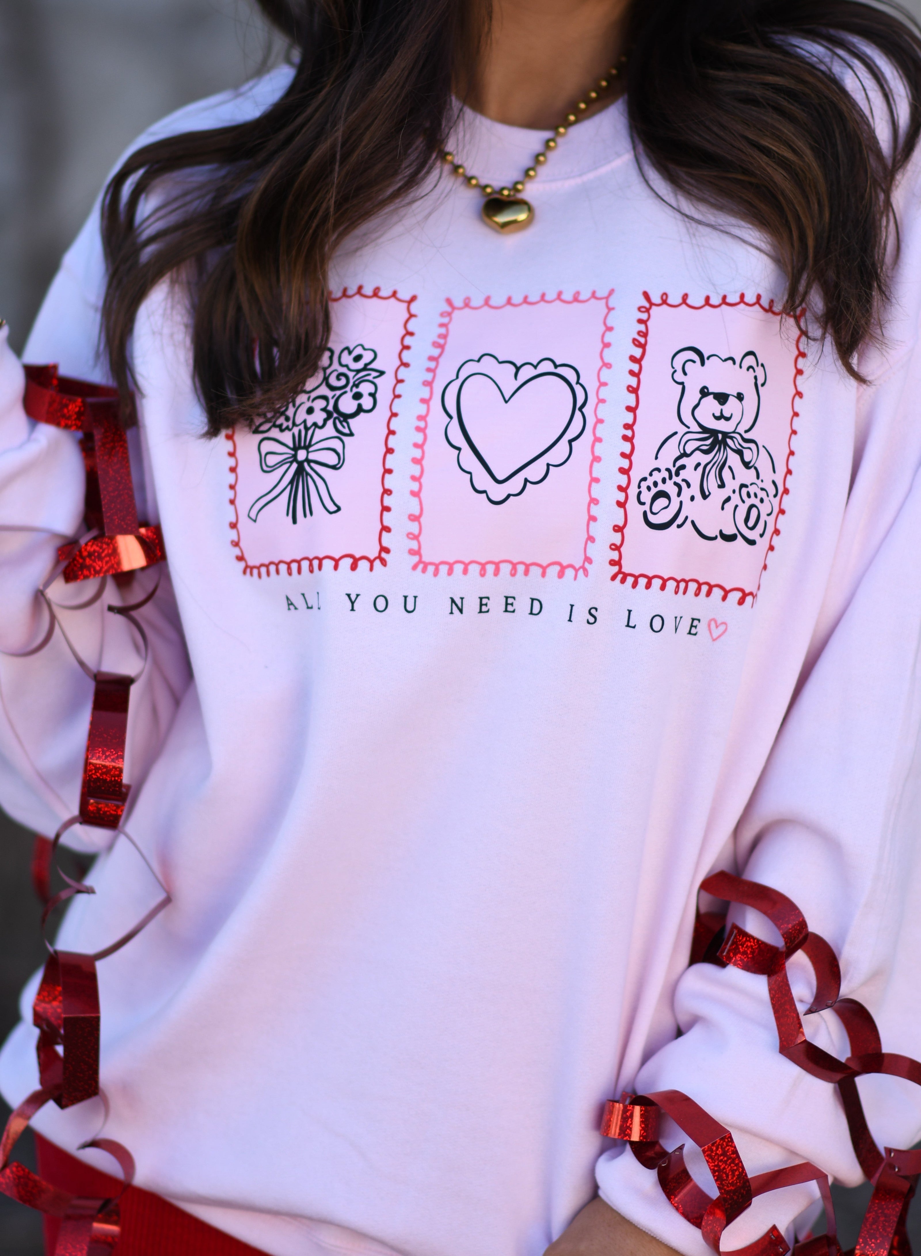 All You Need Is Love Sweatshirt-P&PD Wholesale-[option4]-[option5]-[option6]-[option7]-[option8]-Shop-Boutique-Clothing-for-Women-Online