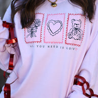 All You Need Is Love Sweatshirt-P&PD Wholesale-[option4]-[option5]-[option6]-[option7]-[option8]-Shop-Boutique-Clothing-for-Women-Online