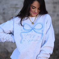 Cozy Season Bow Sweatshirt-P&PD Wholesale-[option4]-[option5]-[option6]-[option7]-[option8]-Shop-Boutique-Clothing-for-Women-Online