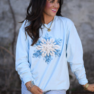 Faux Crochet Snowflake Long Sleeve Tee-P&PD Wholesale-[option4]-[option5]-[option6]-[option7]-[option8]-Shop-Boutique-Clothing-for-Women-Online